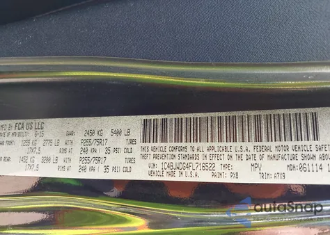 2015 Jeep Wrangler Unlimited Sport z USA, uszkodzony, nr VIN 1C4BJWDG4FL716522